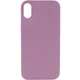 Чохол Silicone Case Full Protective (AA) NO LOGO для Apple iPhone X / XS (5.8") Ліловий / Lilac Pride - изображение 1