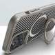 TPU+PC чохол Metal Buttons with MagSafe Carbon Ring для Apple iPhone 15 Pro (6.1") Сірий - зображення 3
