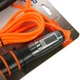 Скакалка с электронным счетчиком LiveUp Pvc Cable Jumprope 275 см Orange (LS3128) - изображение 3