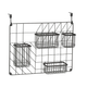 Органайзер Zeller підвісний на двері + 5 кошиків (4003368274072) - зображення 1
