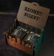 Камні для віскі Royal Stones дерев'яний набір Шахи + 2 келихи Bohemia Diamond 230 мл 12 шт каменів + мішечок + 2 підставки + щипці - зображення 2