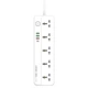Удлинитель сетевой Ldnio SC5415 фильтр 5 розеток + 3 USB + 1 Type-C - изображение 2