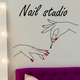 Вінілова наклейка Nail studio Набір S (манікюр декор в салон краси) Happy Pocket Чорний матовий (HP-81S-070/30M) - зображення 3