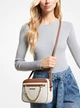 Женская сумка кросс-боди Michael Kors Jet Set Large Logo Crossbody Bag 24*5*16,5 см ваниль - изображение 4