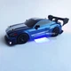 Машинка для дрифта на радиоуправлении Ford Mustang 4WD машина дрифт 2 Скорости Свет Неоновая подсветка Размер 20 см Синий (MDT4786) - изображение 4