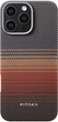 Карбоновий чохол Pitaka Tactile Woven Case Sunset для iPhone 16 Pro Max Синій + Помаранчевий (KI1601SUM) - зображення 11