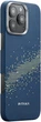 Карбоновий чохол Pitaka Tactile Woven Case StarPeak Milky Way Galaxy для iPhone 16 Pro Max Синій (KI1602PMYG) - зображення 13