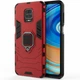 Чохол Iron Ring для Xiaomi Redmi Note 9 Pro броньований бампер Red Без бренду - зображення 3