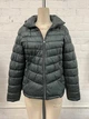 Куртка зимова Kenneth Cole New York Snakeskin Print Quilted Jacket Color: Dark Olive M - изображение 1