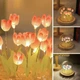 Ночник светодиодный тюльпаны умелые ручки Spherical lamp HA-42, Лампа-тюльпан DIY Ночник-тюльпан SRLD_181 - изображение 5