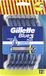 Maszynki do golenia dla mężczyzn Gillette Blue3 Comfort jednorazowe 12 szt (8700216148092) - obraz 2