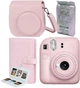 Набір Fujifilm INSTAX Mini 12 Blossom Pink рожева фотокамера миттєвого друку / картридж 10 фото / чохол / альбом 108 фото / подарункове пакування - зображення 1