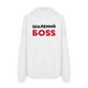 Худи с принтом ТiШОТКА Шалений Боss С юмором про HUGO BOSS XL Белый (1062881307) - изображение 1