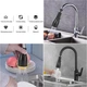 Аэратор насадка для кухонного смесителя Faucet Splash Head Wanshe 3 режима Black - изображение 8