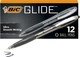 Ручки автоматичні BIC Glide Atlantis Ultra Smooth Writing Чорний 1 мм , 12 шт (VCG11-BLACK) - зображення 1