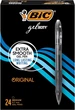 Набор гелевых ручек BIC Gel-ocity Retractable Gel Pen, Черные автоматические (RLC241-BLK) - изображение 1