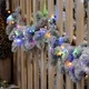 Гирлянда на 7 м., 100 LED диодов , провод гибкий черный , свечение Разноцветное (8 режимов) от 220В (на елку, штору, окно, стену) 100M-4 - изображение 2