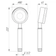Душова лійка Globus Lux SUS-008H (7324900090) - зображення 4