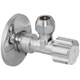Кран кутовий Albertoni 1/2'x3/8" вентильний для сантехприладів (C406281) - изображение 1