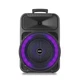 Мощная акустическая система с караоке микрофоном MHZ RX-1228W Портативная Bluetooth колонка с RGB подсветкой - изображение 9