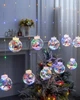 Светодиодная гирлянда штора Light 200 LED-3 метра прозрачные шары "Санта Клаус" разноцветное свечение - изображение 2