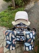 Конверт у коляску Merrygoround Пір'я 95х50 см овчина кольоровий принт (15736345036998) - зображення 4
