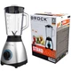 Стаціонарний блендер BROCK BL 1502 SS 500Вт скляна чаша 1.5л PULSE 2 швидкості метал Black-Silver (BL 1502 SS) - зображення 3