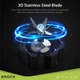 Стаціонарний блендер BROCK BL 1502 SS 500Вт скляна чаша 1.5л PULSE 2 швидкості метал Black-Silver (BL 1502 SS) - зображення 9