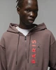 Толстовка Air Jordan X Paris Saint-Germain Full Zip-Fleece Hoodie Brown Dn6150-291 L - зображення 4