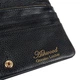 Жіночий шкіряний гаманець Ashwood J56 Black (Чорний) - зображення 5