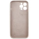 Чехол Fiji Silicone Case Full Camera для Apple iPhone 15 Pro Max бампер накладка с защитой камеры Light Grey - изображение 2