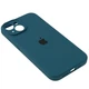 Чехол Fiji Silicone Case Full Camera для Apple iPhone 15 бампер накладка с защитой камеры Blue Cobalt - изображение 3