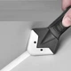 Угловой силиконовый шпатель-скребок для швов и герметика и силикона Q-tool Silicon Scraper siliper23 - изображение 2
