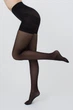 Классические женские колготки с моделирующими шортиками Giulia EFFECT UP 40 3 Black-nero, плотные эластичные колготки, корректируют фигуру - изображение 1