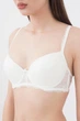 Бюстгальтер мереживний з формованою чашкою Giulia Camilla 1212/01N 85D White-whisper - зображення 3