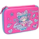 Пенал Cool For School 1 отделение с органайзером фуксия (QT-5630-Rosered) - изображение 1