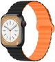 Ремешок Drobak Silicone Magnetic Link для Apple Watch Series 10 / 11 42mm Black orange (898955) - изображение 1