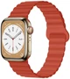 Ремешок Drobak Silicone Magnetic Link для Apple Watch Series 10 / 11 46mm / Ultra 2 / Ultra 3 Orange red (898957) - изображение 1