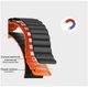 Ремешок Drobak Silicone Magnetic Link для Apple Watch Series 10 / 11 46mm / Ultra 2 / Ultra 3 Starlight orange (898963) - изображение 3
