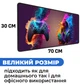 Ігрова поверхня (Килимок для мишки) SHLab Colorful Game Controller & Headphon SHM-976 (70x30 см) (37894) - зображення 4