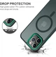 Противоударный чехол Space MagSafe iPhone 11 Pro (матовый) Green (37921-08) - изображение 2