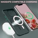 Противоударный чехол Space MagSafe iPhone 11 Pro (матовый) Green (37921-08) - изображение 3