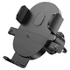 Автомобільний тримач Hoco H18 Mighty one-button (air outlet) Black - зображення 3