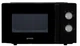 Микроволновая печь 17 л Соло Gorenje MO 17 E1BH СВЧ 700 Вт, 5 уровней мощности для приготовления, очистка паром, эмаль черный (25.5 см поворотный стол) - изображение 2