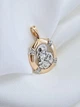 Золота ладанка «Божої Матері». Столична ювелірна фабрика (2,6см х 1,6см) 440629 - зображення 6