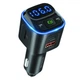 Автомобильный FM-трансмиттер модулятор АЗУ Proove FM Launcher Luxor (PD+QC3.0) Type-C+USB 36W black - изображение 1
