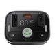 Автомобильный FM-трансмиттер модулятор АЗУ Baseus FM Launcher S-09 Pro (PD+QC3.0) Type-C+2USB 18W black - изображение 4