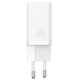 Блок живлення з швидкою зарядкою Baseus Gan 5 pro 40W (Type-C + Type-C) white - зображення 3