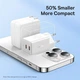 Блок живлення з швидкою зарядкою Baseus Gan 5 pro 40W (Type-C + Type-C) white - зображення 7