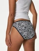 Набір бавовняних трусиків Marks&Spencer модель High legs 8(36) 5 шт різнобарвний navy mix 0016 - зображення 4